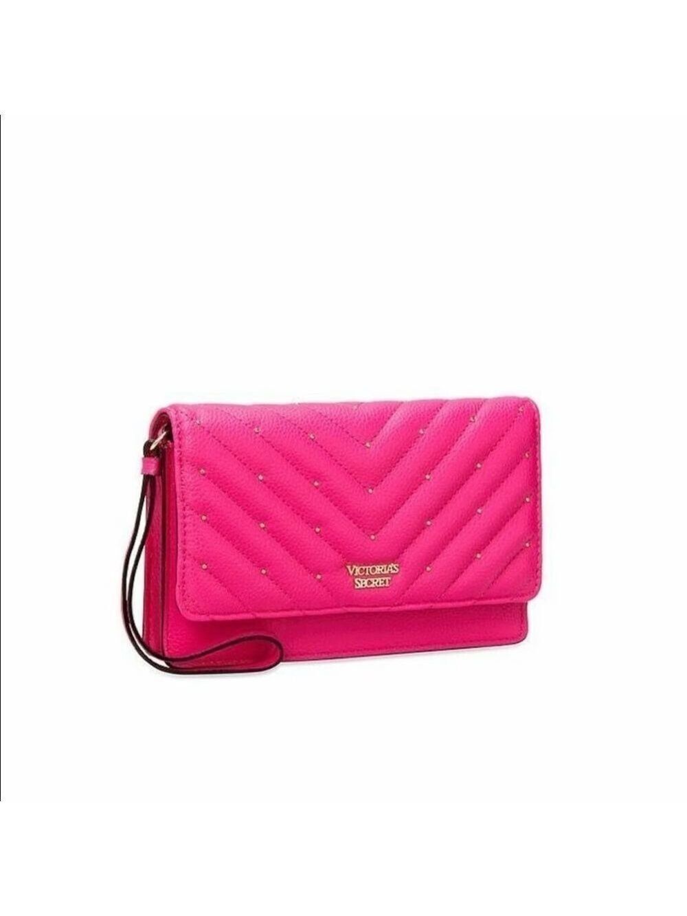 Victoria’s Secret Gold Stud Fushia Wallet